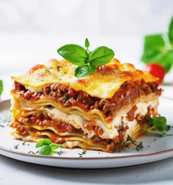 Beef lasagna